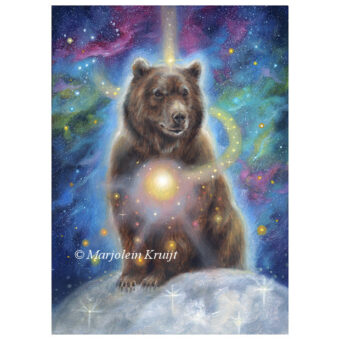 Excentriek Schurk Het spijt me Bear spiritual painting - Poweranimal FOR SALE